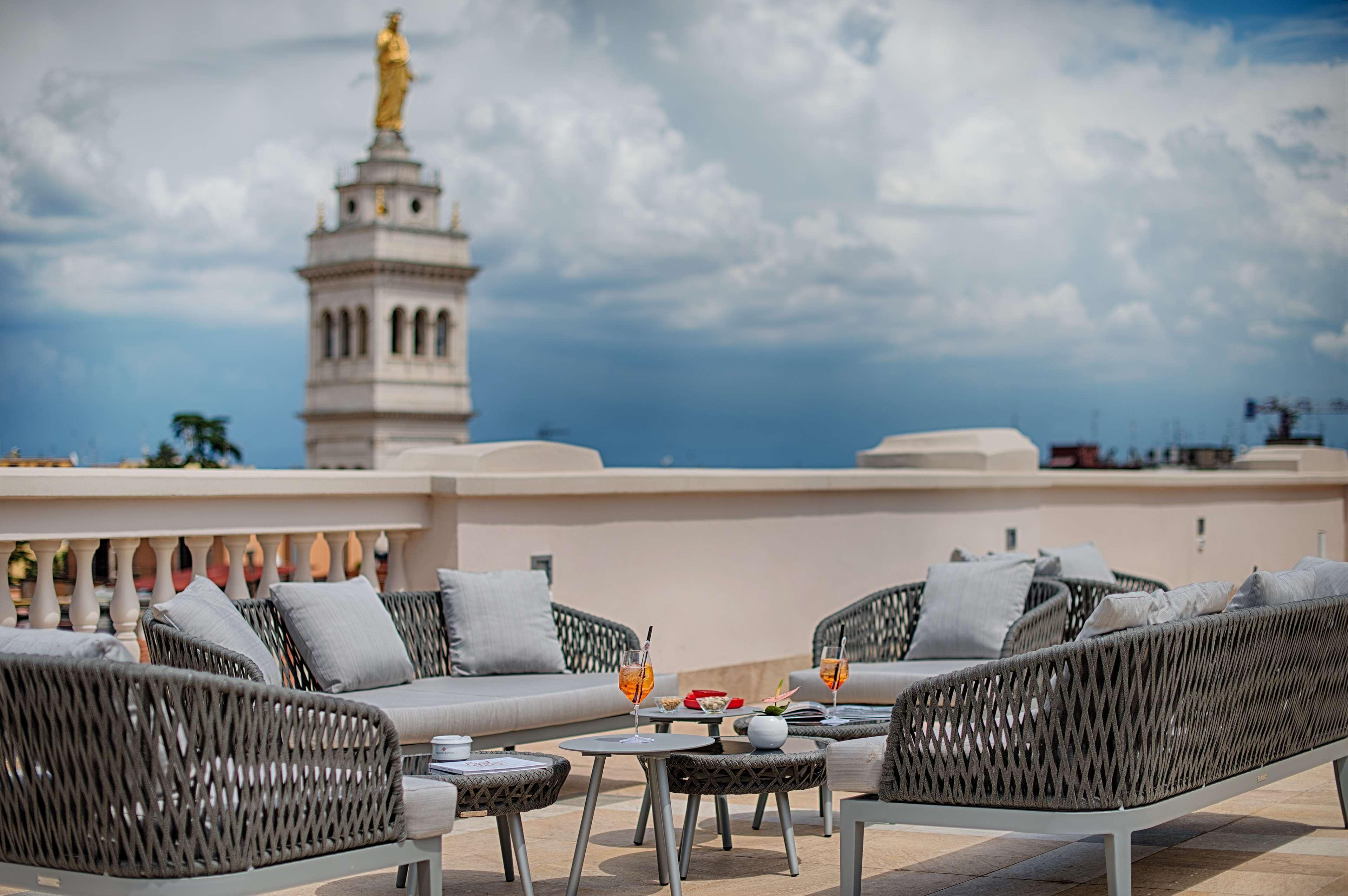 ホテル Nh コレクション パラッツォ チンクエチェント ローマ エクステリア 写真 The rooftop terrace