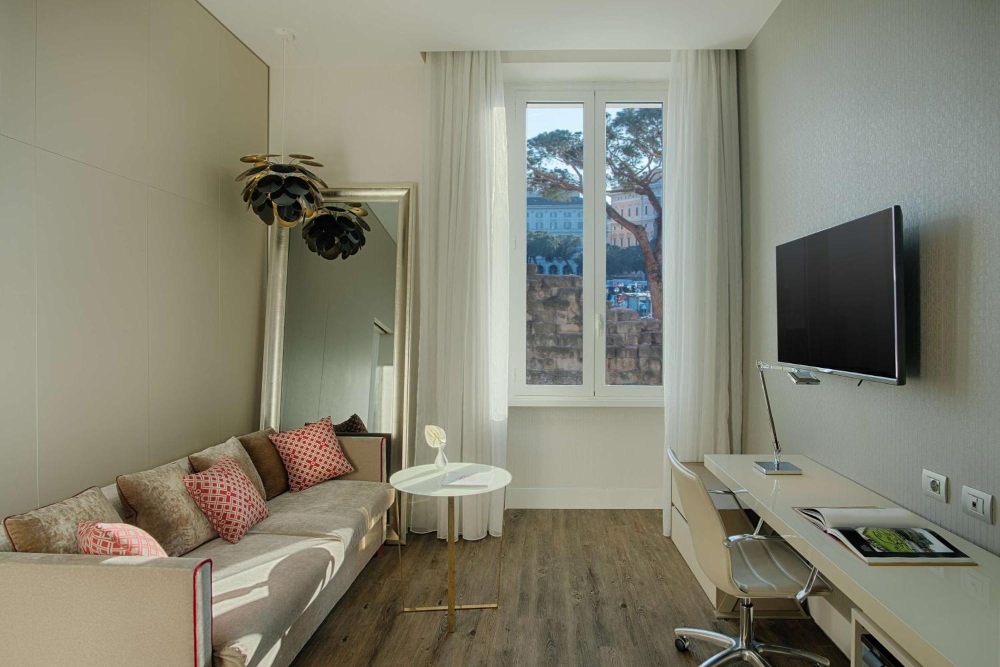 ホテル Nh コレクション パラッツォ チンクエチェント ローマ エクステリア 写真 A room at the hotel